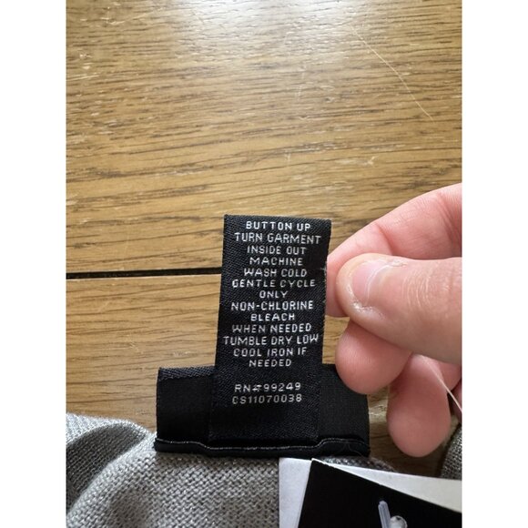 Maggie Barnes Sz 3X Flowy Open Cardigan Sweater‎ One Button Metallic Classic NWT - Picture 9 of 13